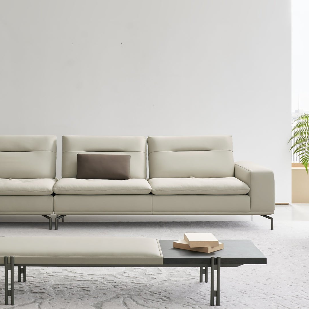 BEACON Nexus 2 Seater Right Arm Modular Sofa in neutral fabric, featuring modern design and comfortable seating.