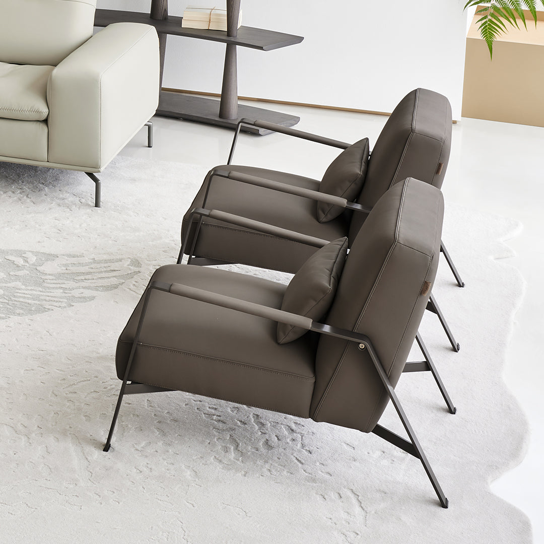 Nexus Lounge Chair AMF-DY218 by BEACON, modern armchair with plush upholstery and sleek design for stylish relaxation.