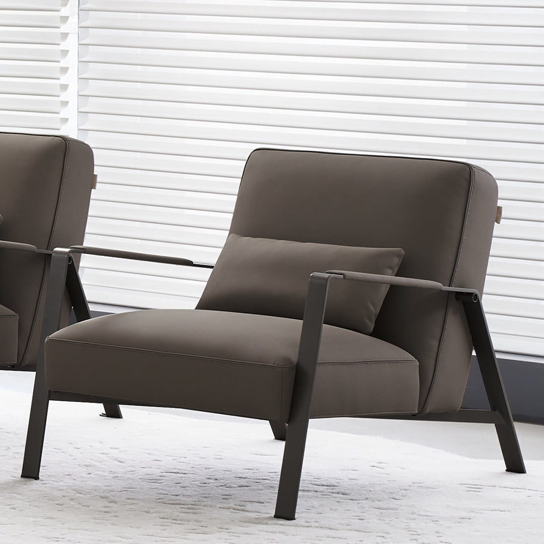 BEACON Nexus Lounge Chair AMF-DY218 armchair with plush upholstery and modern design, shown in a stylish living room setting.