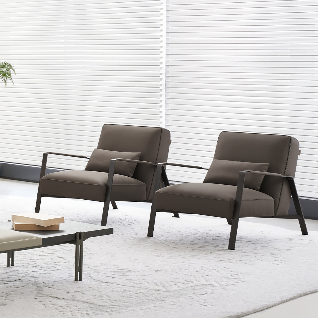 Nexus Lounge Chair AMF-DY218 by BEACON, modern armchair with sleek design and plush upholstery, ideal for contemporary living spaces.