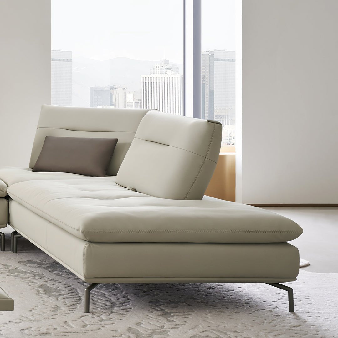 BEACON Nexus Modular Sofa with right relaxed 2-seater, no arm, modern fabric upholstery, suitable for contemporary living rooms.
