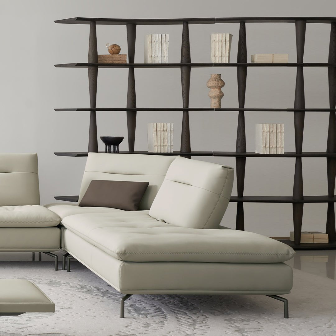 BEACON Nexus Modular Sofa with right relaxed 2-seater, without arm, modern fabric sofa for living room seating.