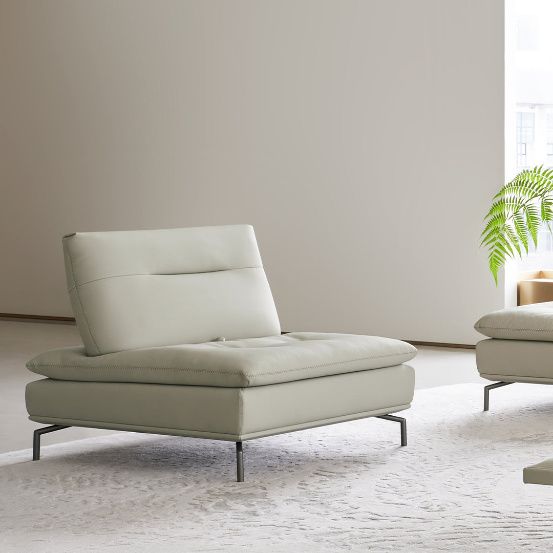 Nexus Single Seater Armless Modular Sofa - AMF-S180 -  Sofas - ebarza Furniture UAE | Shop Modern Furniture in Abu Dhabi & Dubai - مفروشات ايبازرا في الامارات | تسوق اثاث عصري وديكورات مميزة في دبي وابوظبي