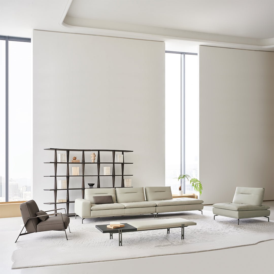 Nexus Single Seater Armless Modular Sofa - AMF-S180 -  Sofas - ebarza Furniture UAE | Shop Modern Furniture in Abu Dhabi & Dubai - مفروشات ايبازرا في الامارات | تسوق اثاث عصري وديكورات مميزة في دبي وابوظبي