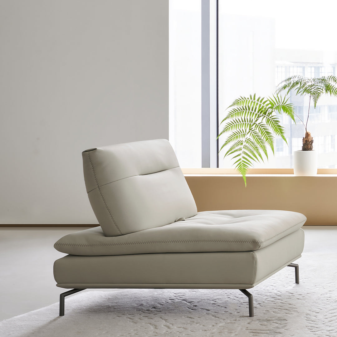 Nexus Single Seater Armless Modular Sofa - AMF-S180 -  Sofas - ebarza Furniture UAE | Shop Modern Furniture in Abu Dhabi & Dubai - مفروشات ايبازرا في الامارات | تسوق اثاث عصري وديكورات مميزة في دبي وابوظبي