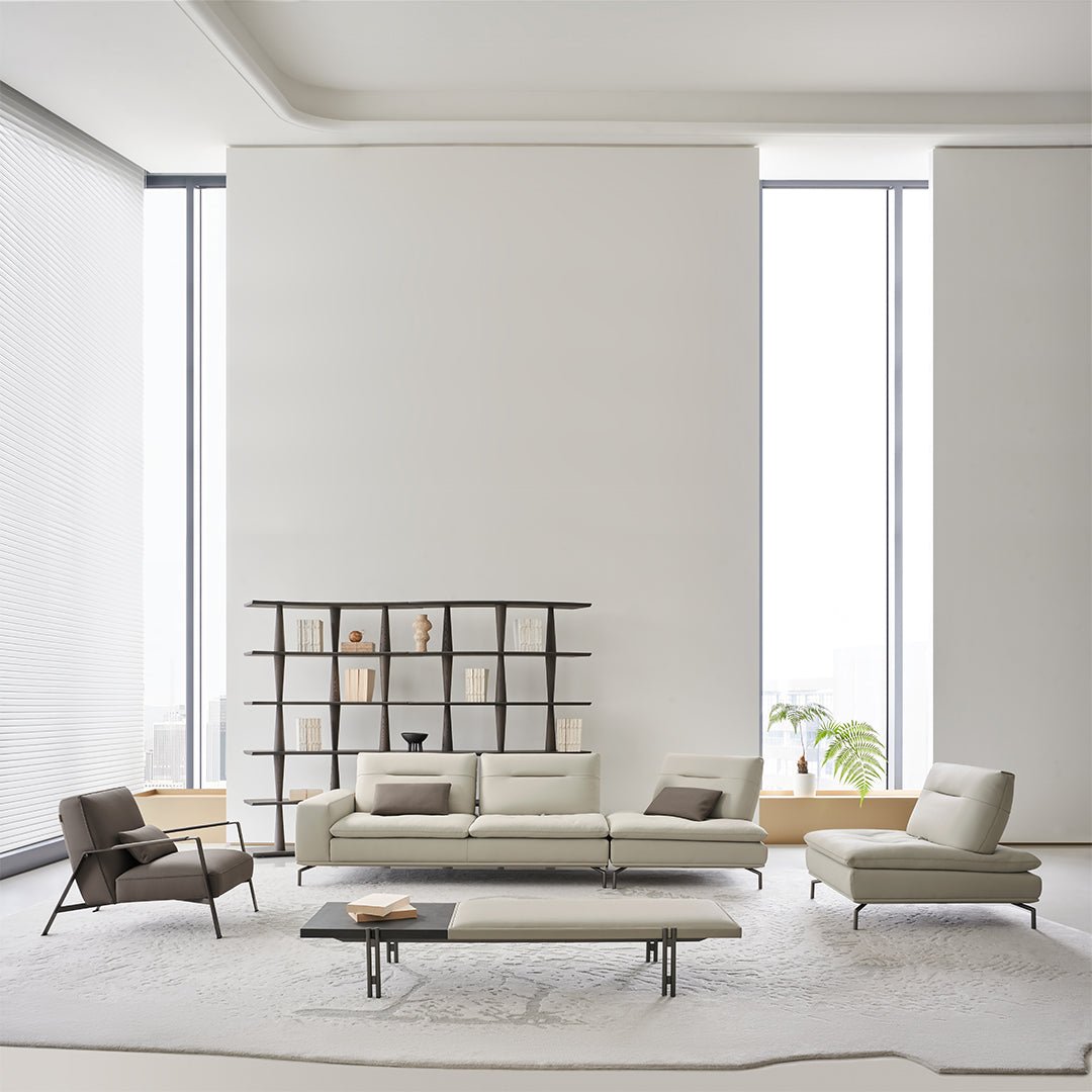 Nexus Single Seater Armless Modular Sofa - AMF-S180 -  Sofas - ebarza Furniture UAE | Shop Modern Furniture in Abu Dhabi & Dubai - مفروشات ايبازرا في الامارات | تسوق اثاث عصري وديكورات مميزة في دبي وابوظبي
