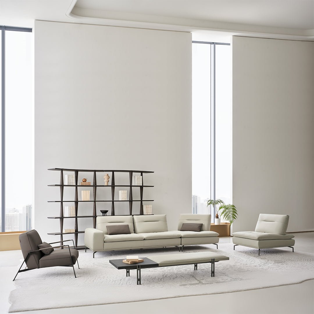 Nexus Single Seater Armless Modular Sofa - AMF-S180 -  Sofas - ebarza Furniture UAE | Shop Modern Furniture in Abu Dhabi & Dubai - مفروشات ايبازرا في الامارات | تسوق اثاث عصري وديكورات مميزة في دبي وابوظبي