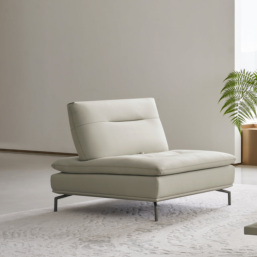 Nexus Single Seater Armless Modular Sofa - AMF-S180 -  Sofas - ebarza Furniture UAE | Shop Modern Furniture in Abu Dhabi & Dubai - مفروشات ايبازرا في الامارات | تسوق اثاث عصري وديكورات مميزة في دبي وابوظبي