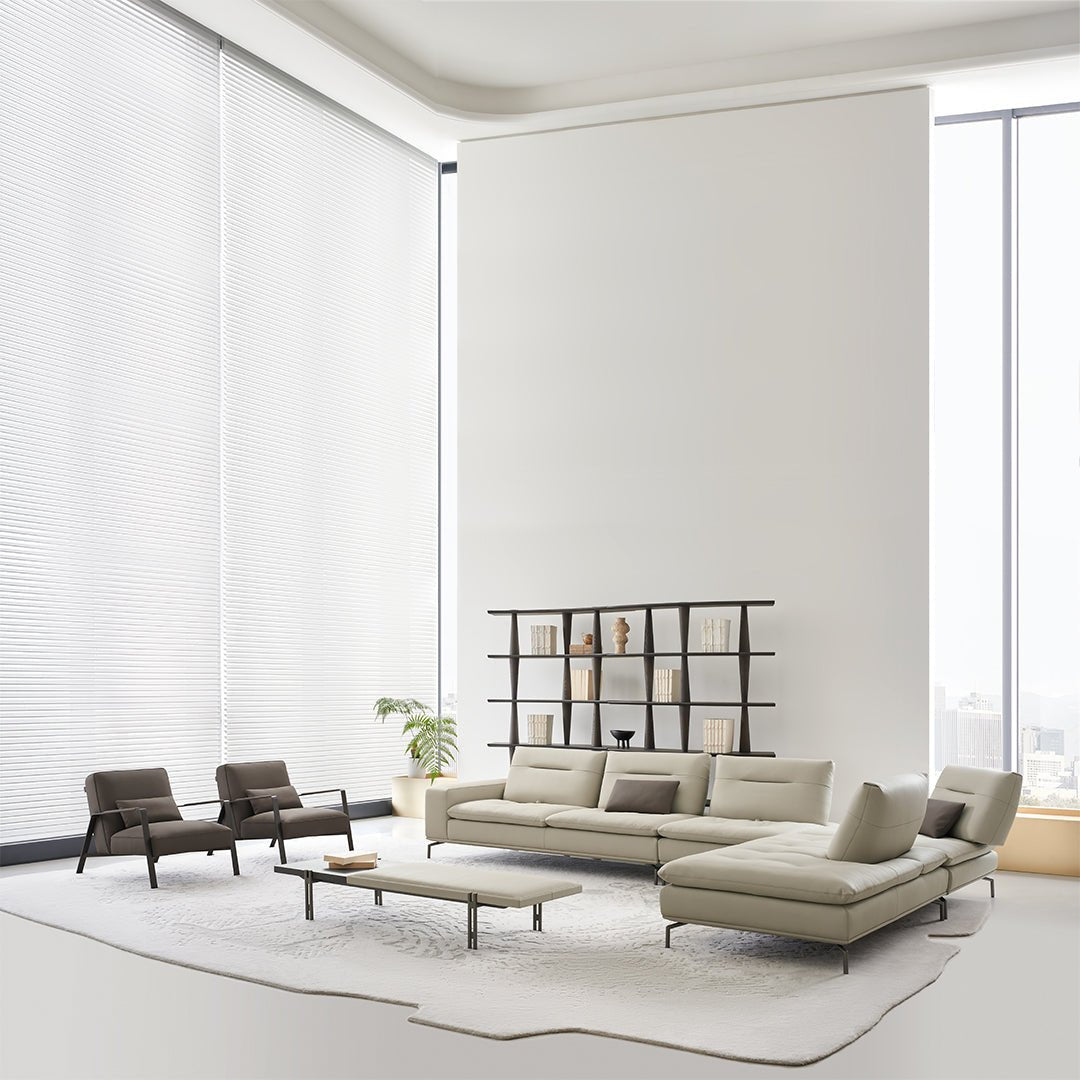 Nexus Single Seater Armless Modular Sofa - AMF-S180 -  Sofas - ebarza Furniture UAE | Shop Modern Furniture in Abu Dhabi & Dubai - مفروشات ايبازرا في الامارات | تسوق اثاث عصري وديكورات مميزة في دبي وابوظبي
