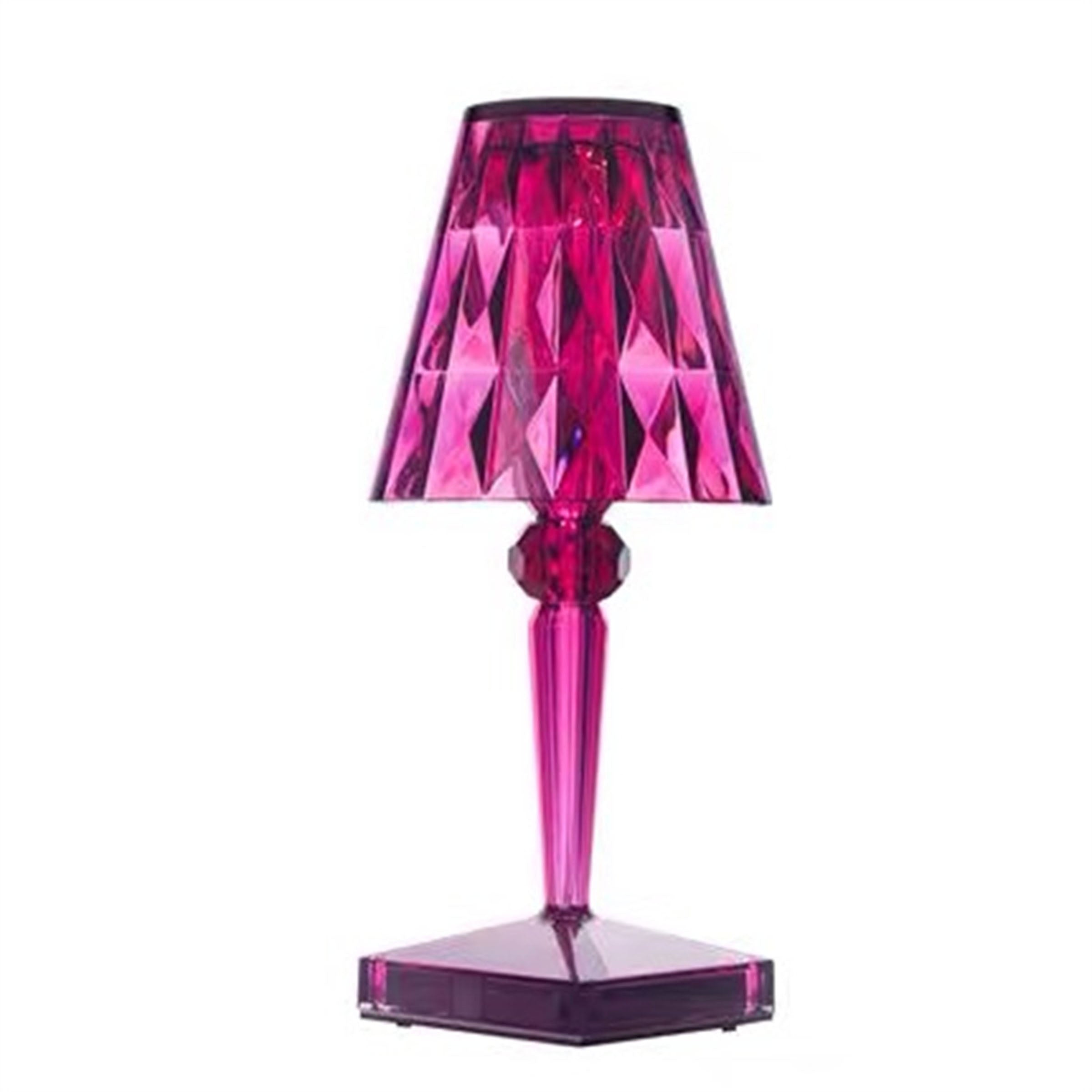 Purple BEACON desk lamp night light with a sleek design, featuring a soft glow and modern style for bedroom or desk use.
