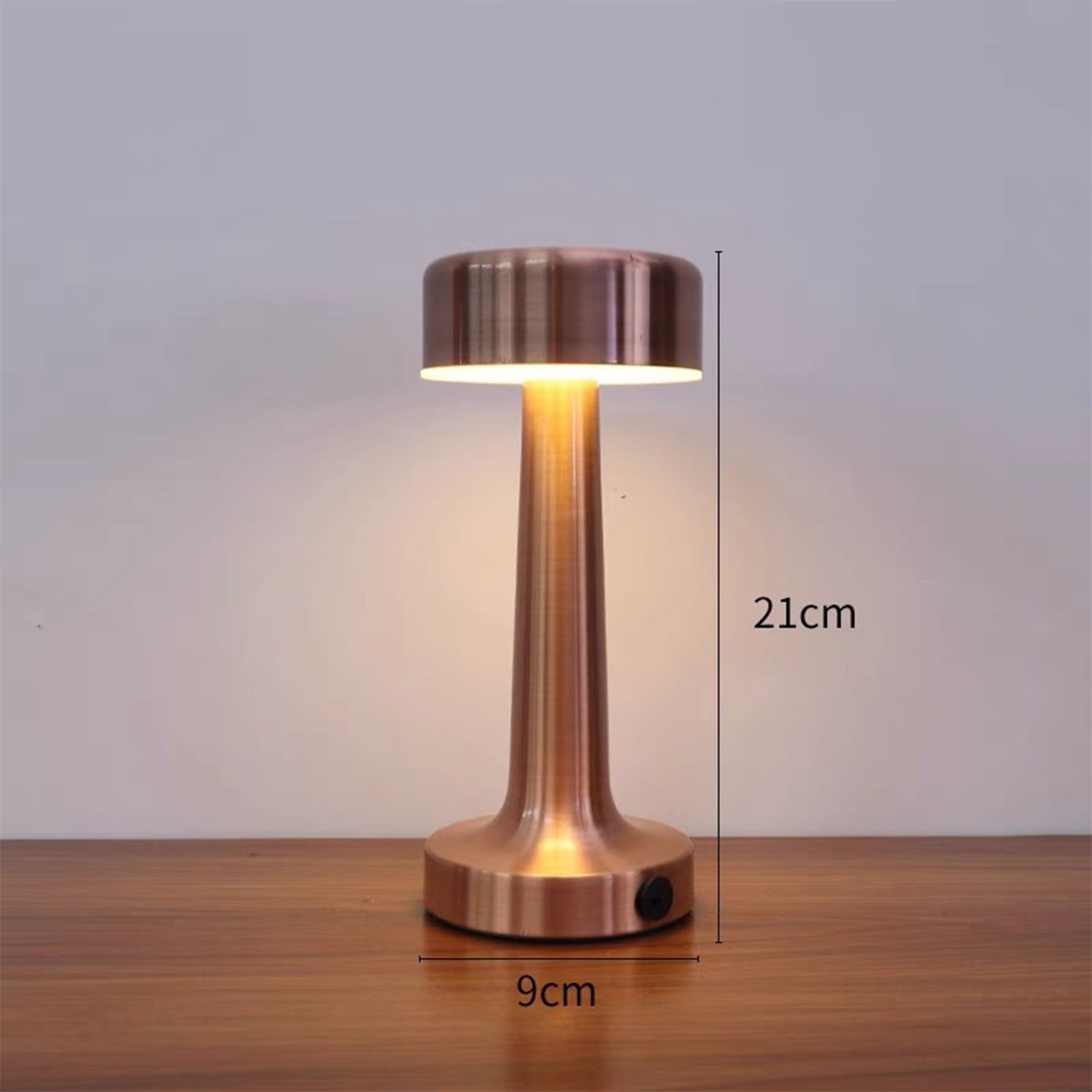 Night Light table lamp  HTD-INL78383 RoseGold -  Desk\table Lamps - ebarza Furniture UAE | Shop Modern Furniture in Abu Dhabi & Dubai - مفروشات ايبازرا في الامارات | تسوق اثاث عصري وديكورات مميزة في دبي وابوظبي