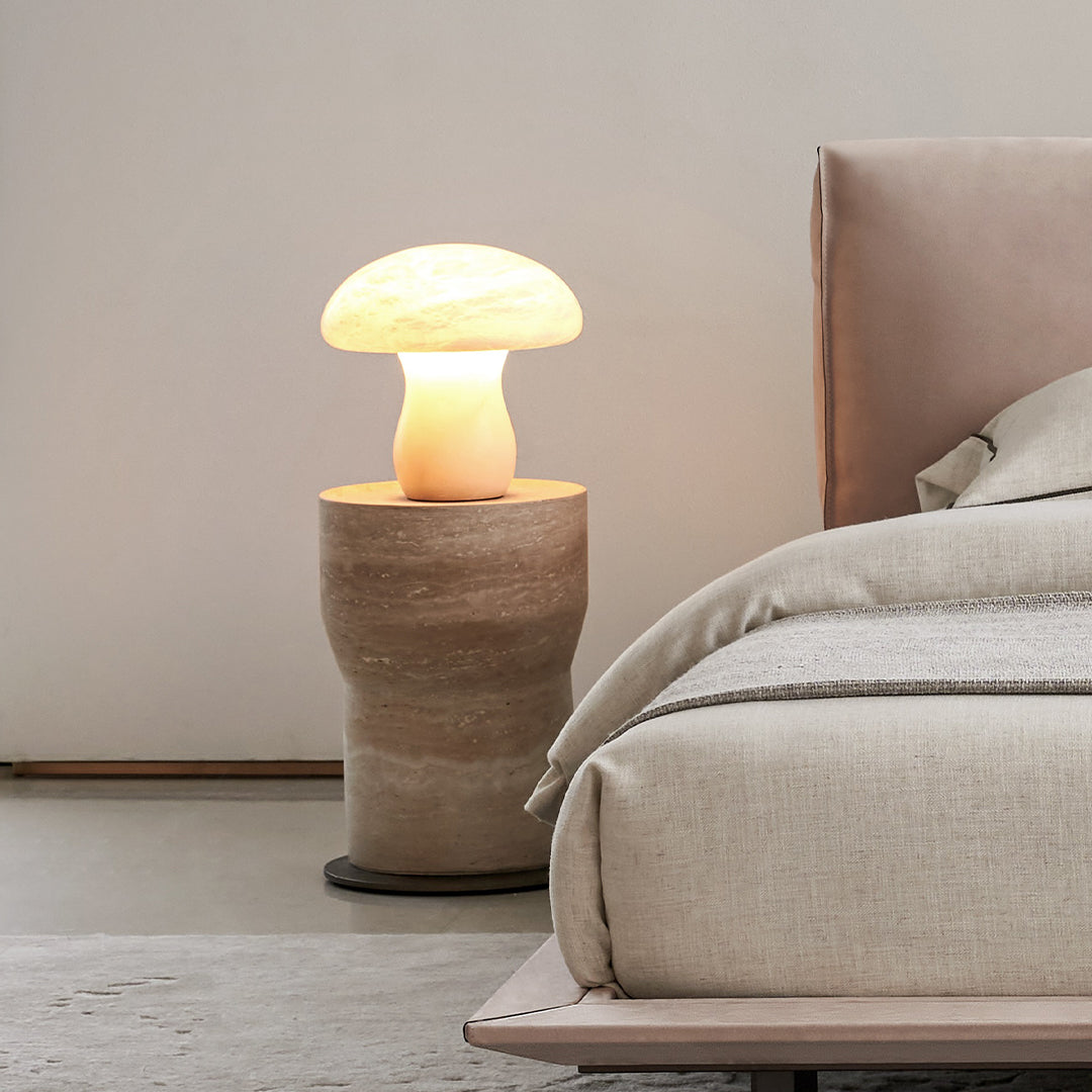 Pre-order 25 Days Delivery Nimbus Travertine Small Side Table BMCJ-BJ6070-SMALL -  Side Tables - ebarza Furniture UAE | Shop Modern Furniture in Abu Dhabi & Dubai - مفروشات ايبازرا في الامارات | تسوق اثاث عصري وديكورات مميزة في دبي وابوظبي