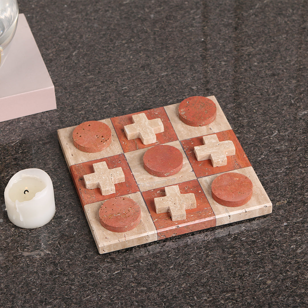 BEACON nine-square chessboard KG3002 as a stylish home decor figurine with geometric design and decorative chess pieces.
