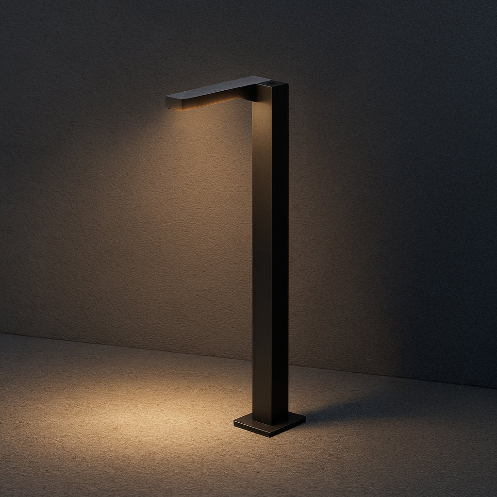 Beacon Noir Floor Lamp LWC568, modern black floor lamp with sleek design and adjustable arm for stylish home lighting.