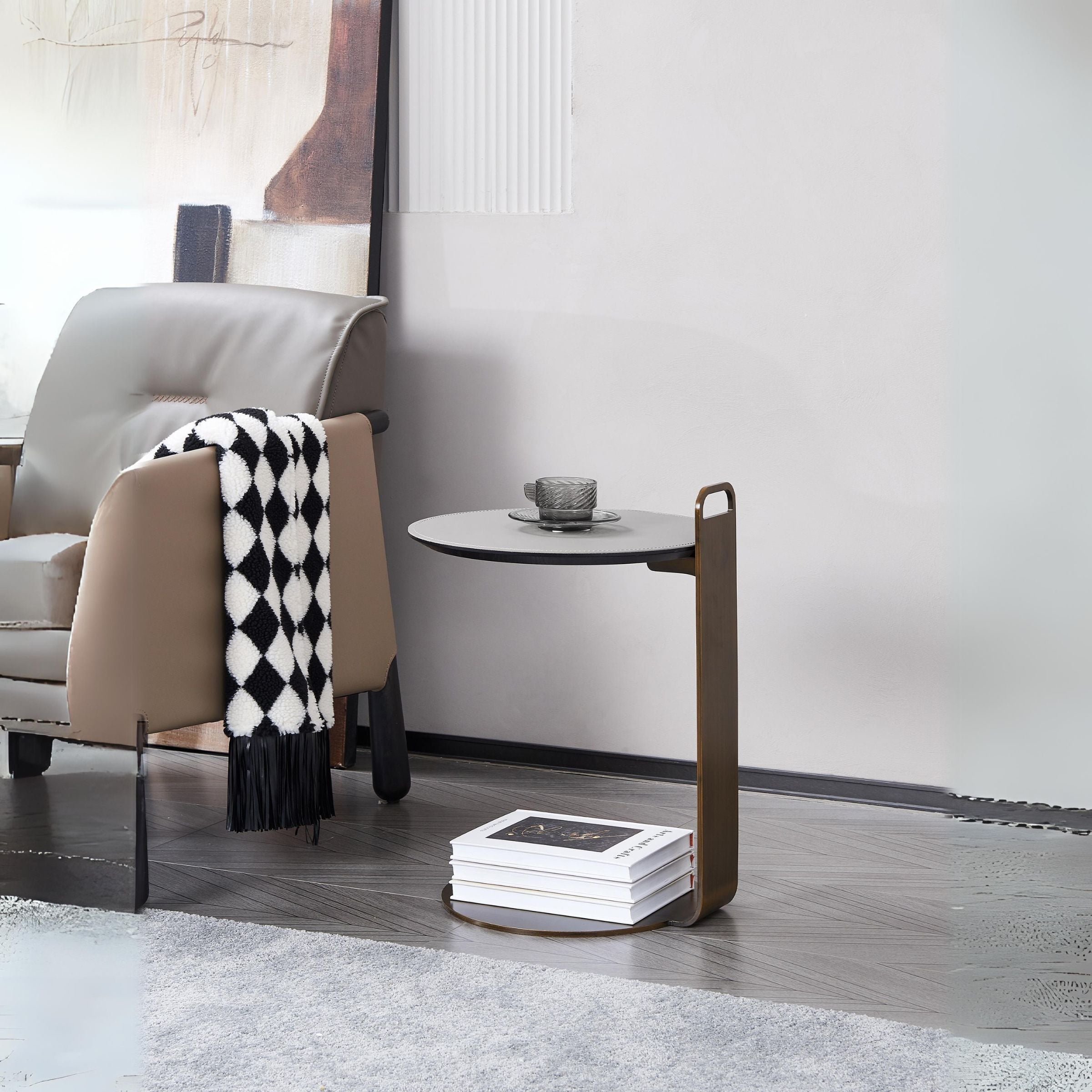 BEACON Nook Side Table MLL-D115 featuring a modern design with a wooden finish and compact size, perfect for living room or bedroom.
