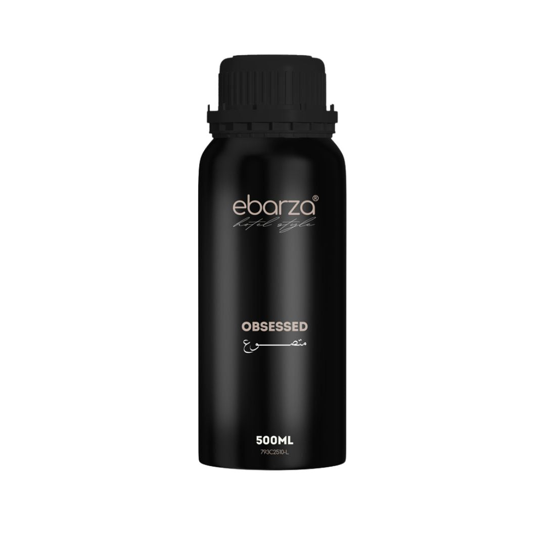 BEACON Obsessed Essential Oil 500ml bottle, natural essential oil with a clear glass container and white label.