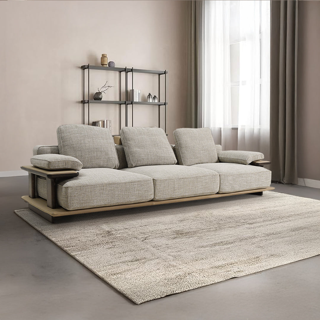 HOMAGE KOLTUK Odeon 4-Seater Sofa with plush fabric and modern design, perfect for comfortable living room seating.