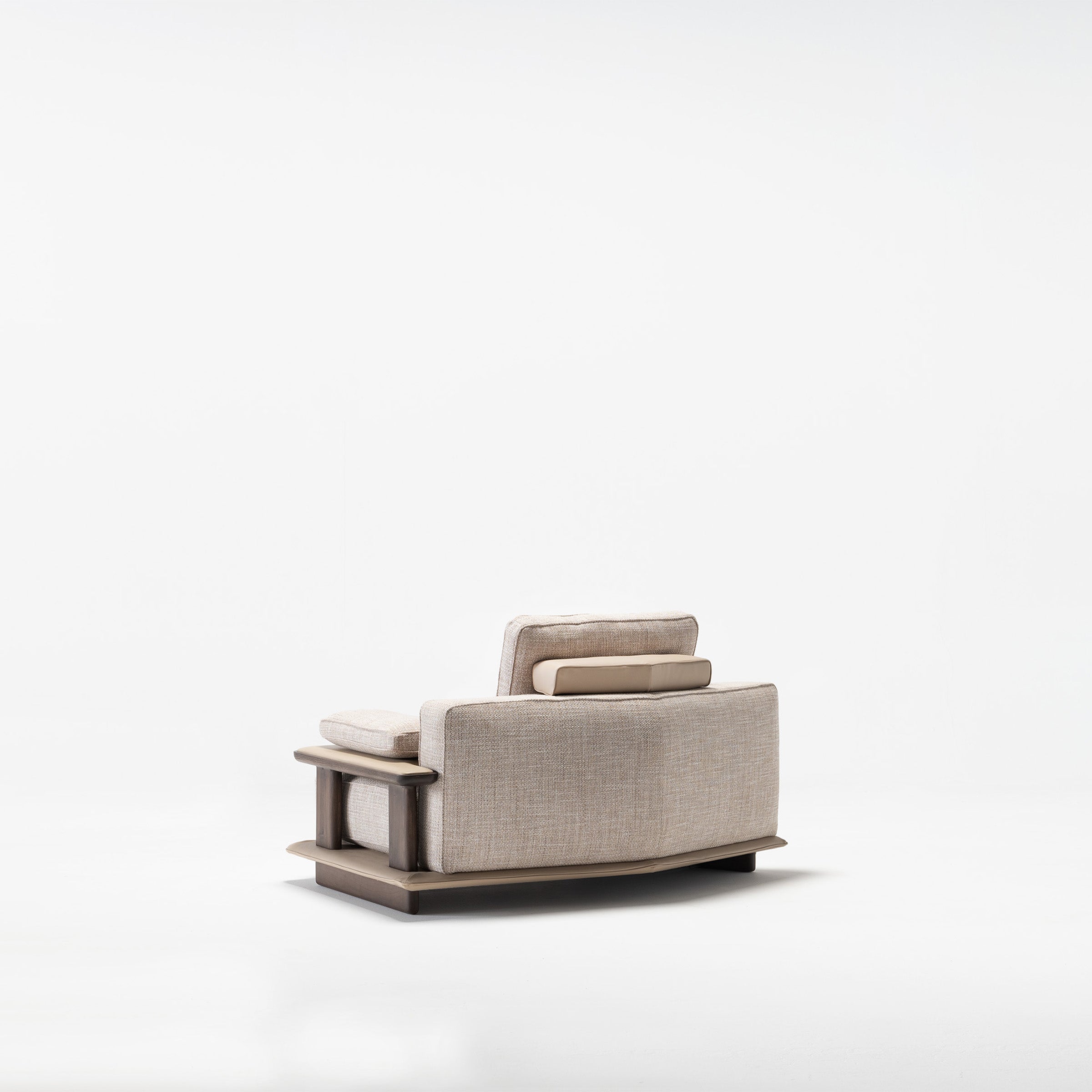 HOMAGE KOLTUK Odeon C Module with Right Arm, 160cm, for Odeon Sofa OD-C-M001, showing beige fabric and modern sofa design.