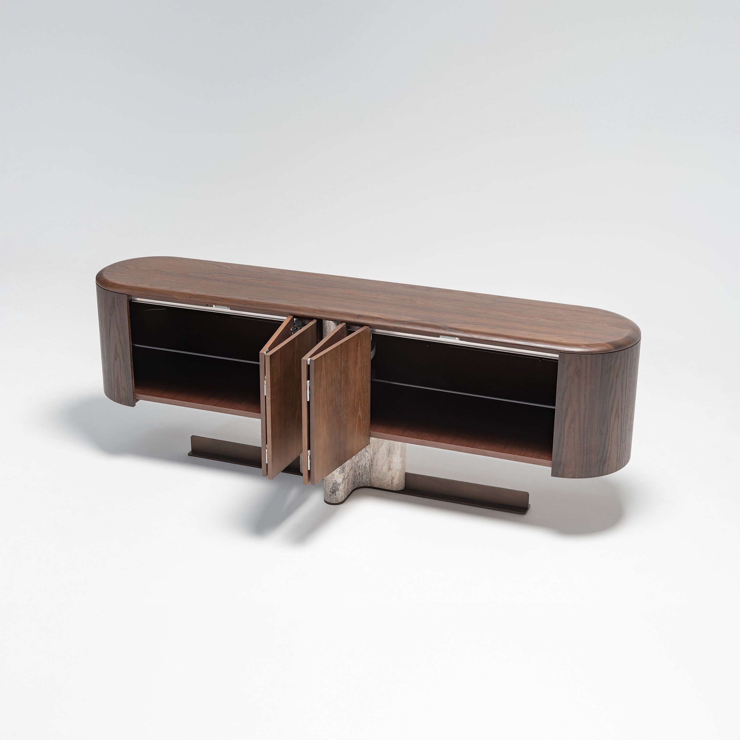 HOMAGE KOLTUK ODEON CONSOLE OD-Console001 sideboard with sleek wooden finish and modern design.