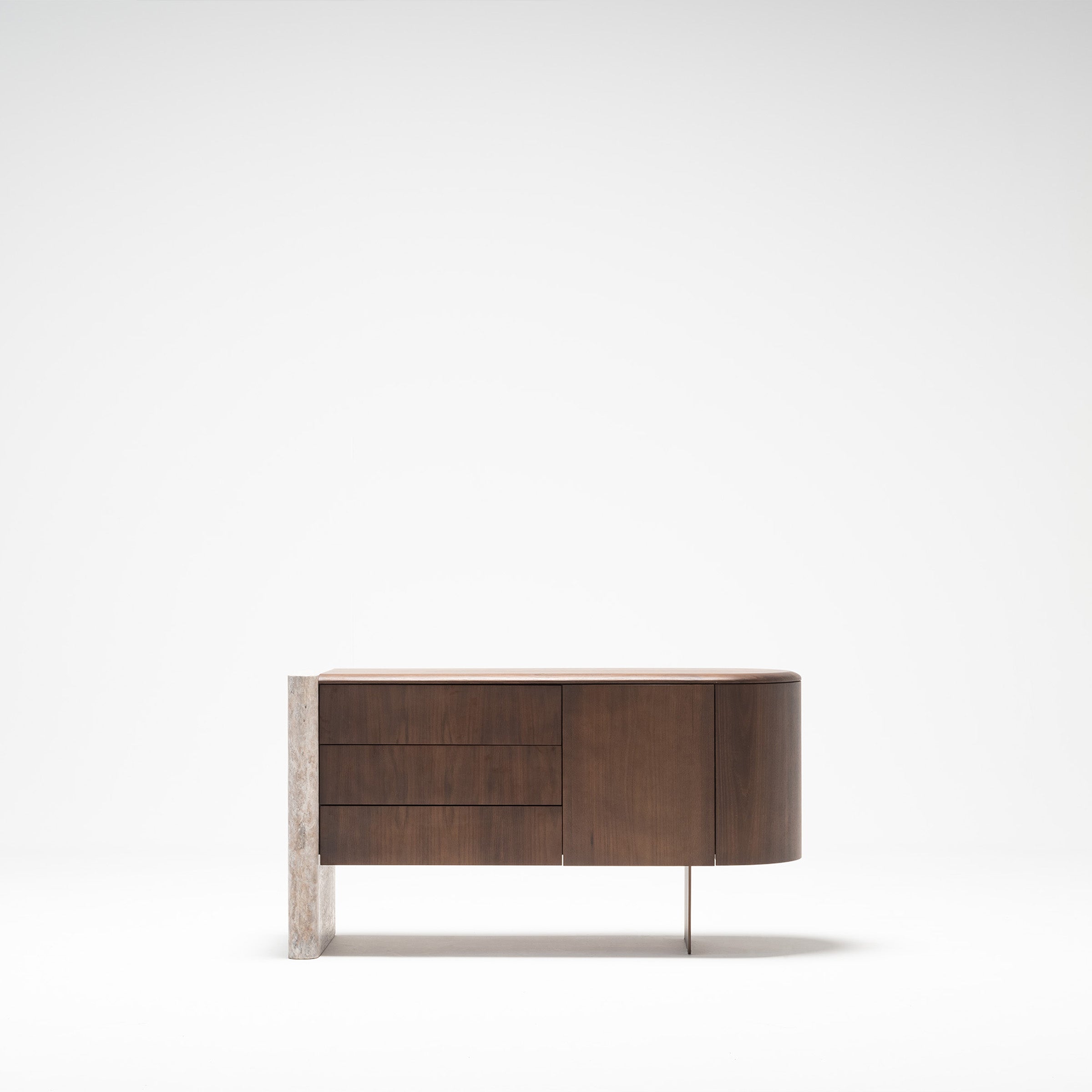 HOMAGE KOLTUK Odeon dresser OD-DR-002 with sleek wood finish and modern design, part of dresser and mirror collection.