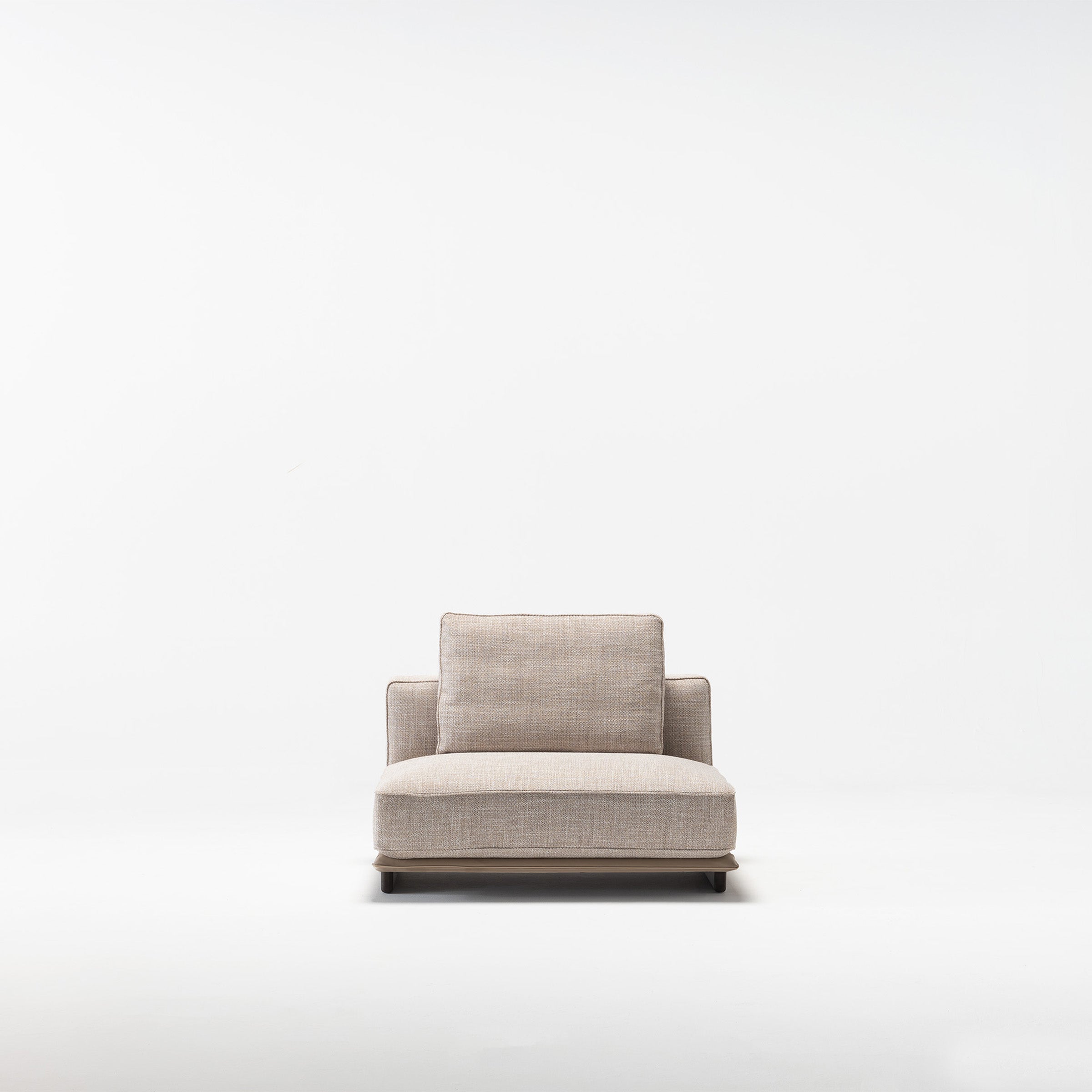 HOMAGE KOLTUK Odeon sofa single module without arm, 110cm width, compatible with Odeon sofa OD-Middle-002, modern fabric upholstery