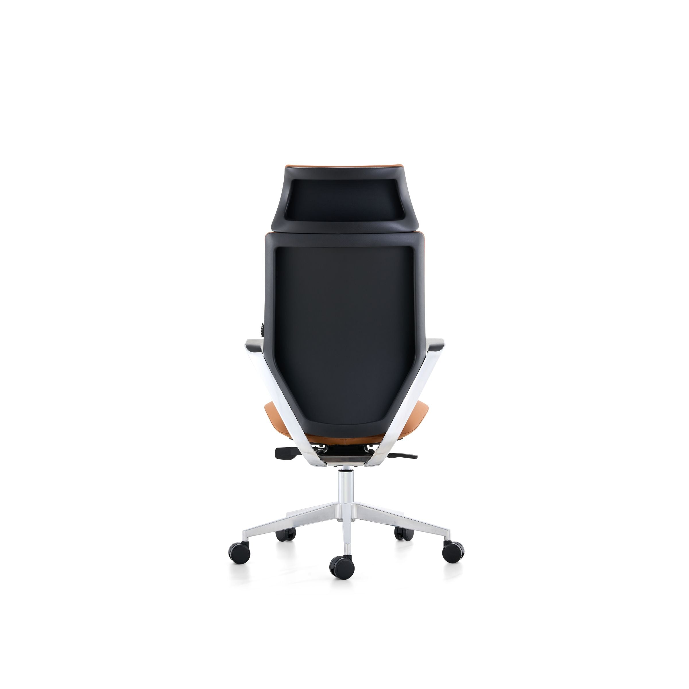 Black BEACON F1-B office chair with adjustable armrests and ergonomic design, suitable for modern office settings.