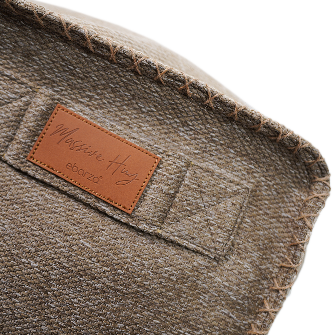 Pre-order 85 Days Delivery Olefin Beige Sunproof 100% Bean Bag With Ottoman 323-BB / 296-BB -  Bean Bag - ebarza Furniture UAE | Shop Modern Furniture in Abu Dhabi & Dubai - مفروشات ايبازرا في الامارات | تسوق اثاث عصري وديكورات مميزة في دبي وابوظبي