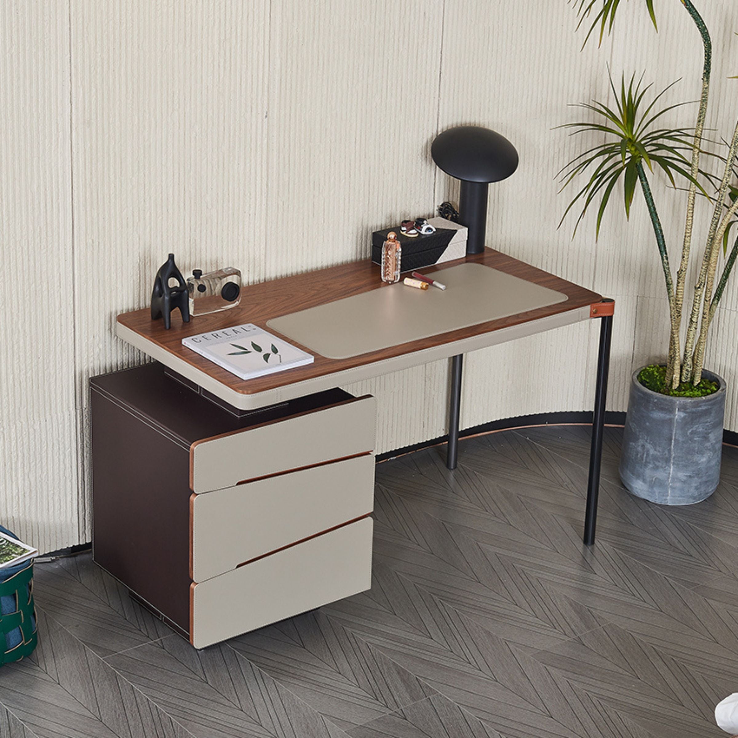 Pre-order 35 Days Delivery - Oomph - Oblique Office Desk/ Bedroom Dresser MLL-T09 -  Office Desks - ebarza Furniture UAE | Shop Modern Furniture in Abu Dhabi & Dubai - مفروشات ايبازرا في الامارات | تسوق اثاث عصري وديكورات مميزة في دبي وابوظبي