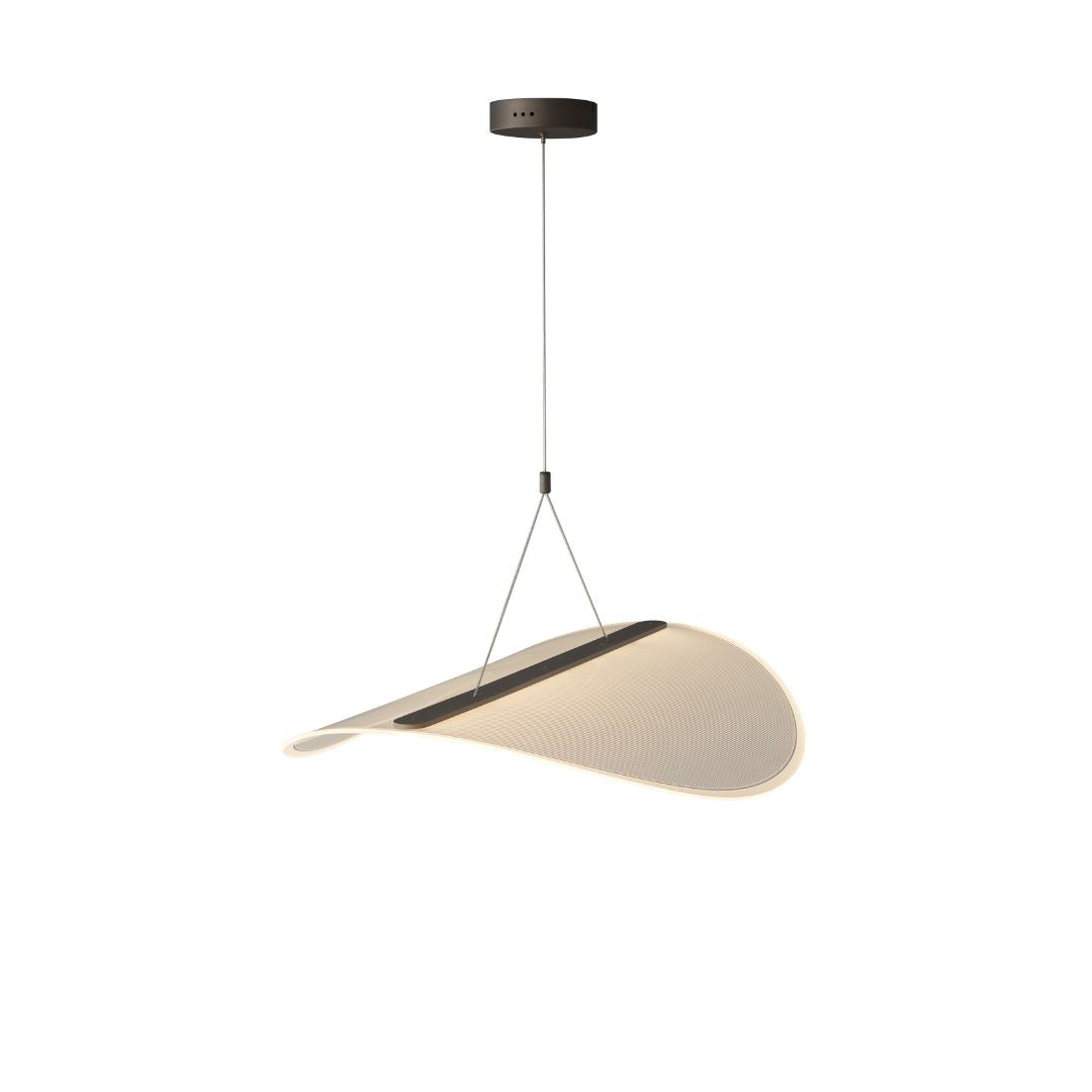 Opaline Aura Pendant Lamp by BEACON, modern pendant light with a smooth, opaline glass shade and sleek design.