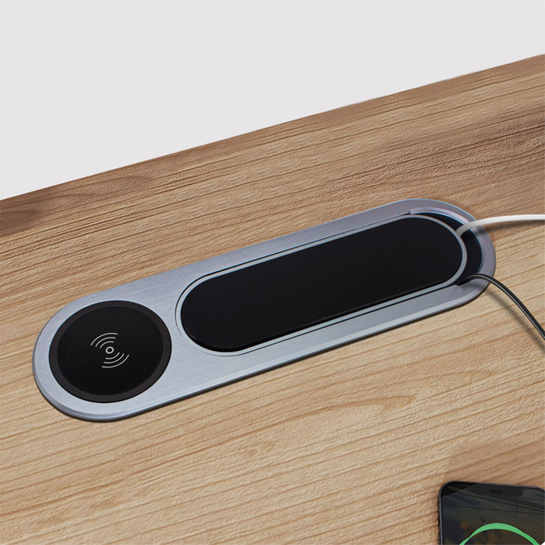 Oral Desktop Socket With Wireless Charger AH08-D -  Smart Sockets - ebarza Furniture UAE | Shop Modern Furniture in Abu Dhabi & Dubai - مفروشات ايبازرا في الامارات | تسوق اثاث عصري وديكورات مميزة في دبي وابوظبي