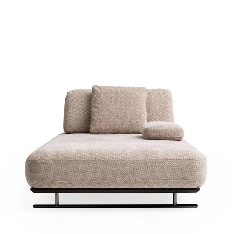 MESSONI ORCA 2 CHAISE sofa in a modern living room with plush upholstery and sleek design, showcasing the stylish chaise lounge.