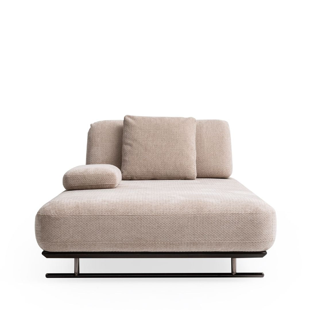 Orca 3 Seater 240 cm MES-3SEATER sofa by MESSONI, modern 3-seat fabric sofa with sleek design and neutral color.