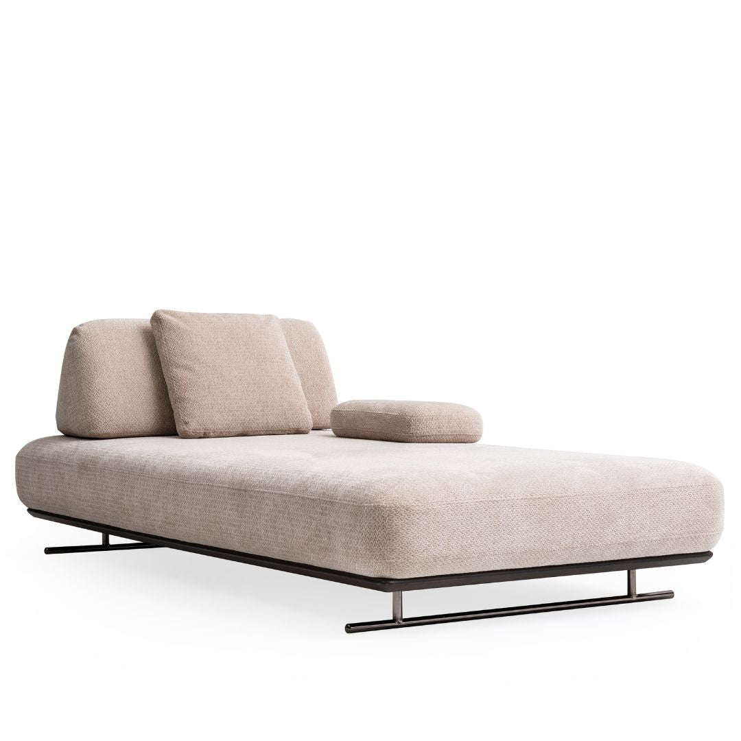 Orca 3 Seater sofa module by MESSONI, 240 cm length, modern design, upholstered in neutral fabric for contemporary living rooms.