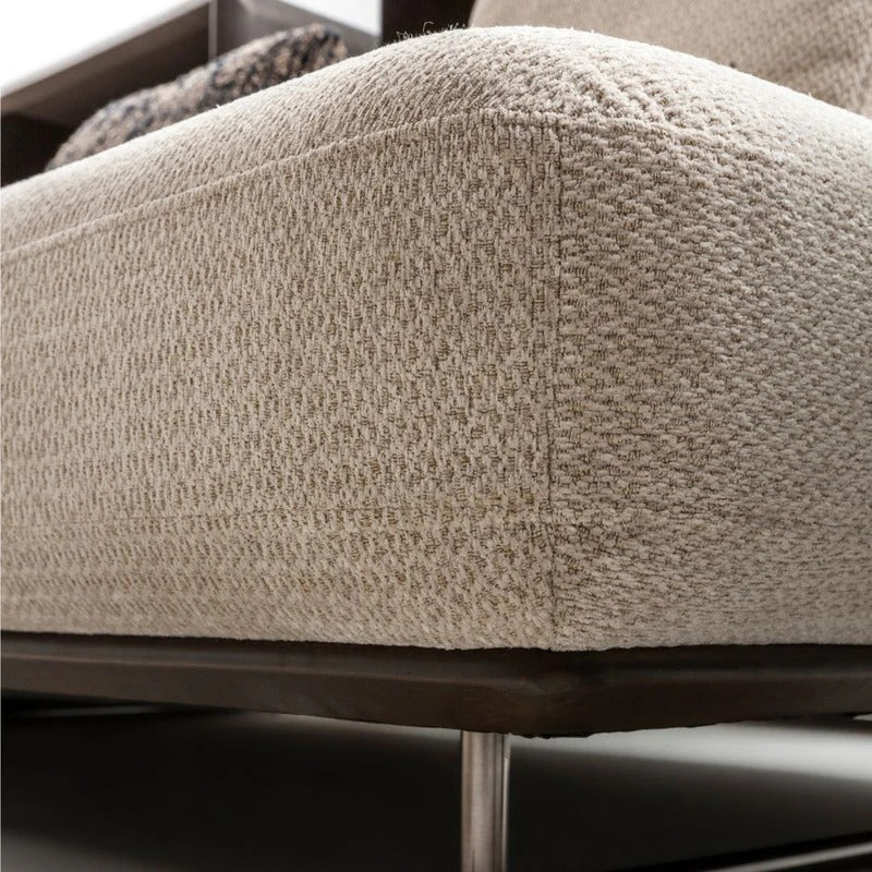 Orca L-Shape Sofa by MESSONI, modern sectional sofa with plush cushions and sleek design, perfect for contemporary living rooms.