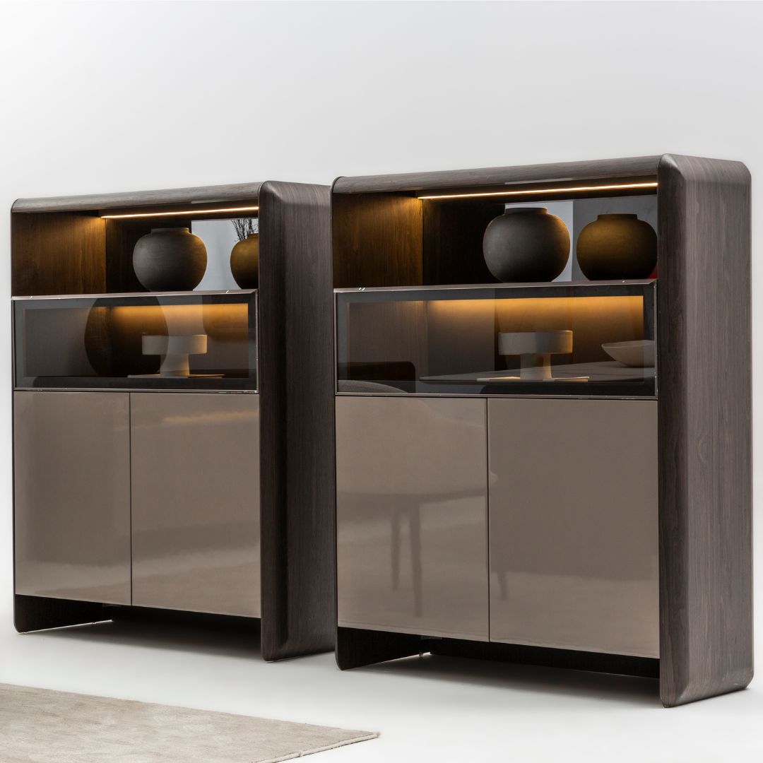 ORCA SHOWCASE CABINET MES-SHOWCASE003 -  Cabinets - ebarza Furniture UAE | Shop Modern Furniture in Abu Dhabi & Dubai - مفروشات ايبازرا في الامارات | تسوق اثاث عصري وديكورات مميزة في دبي وابوظبي