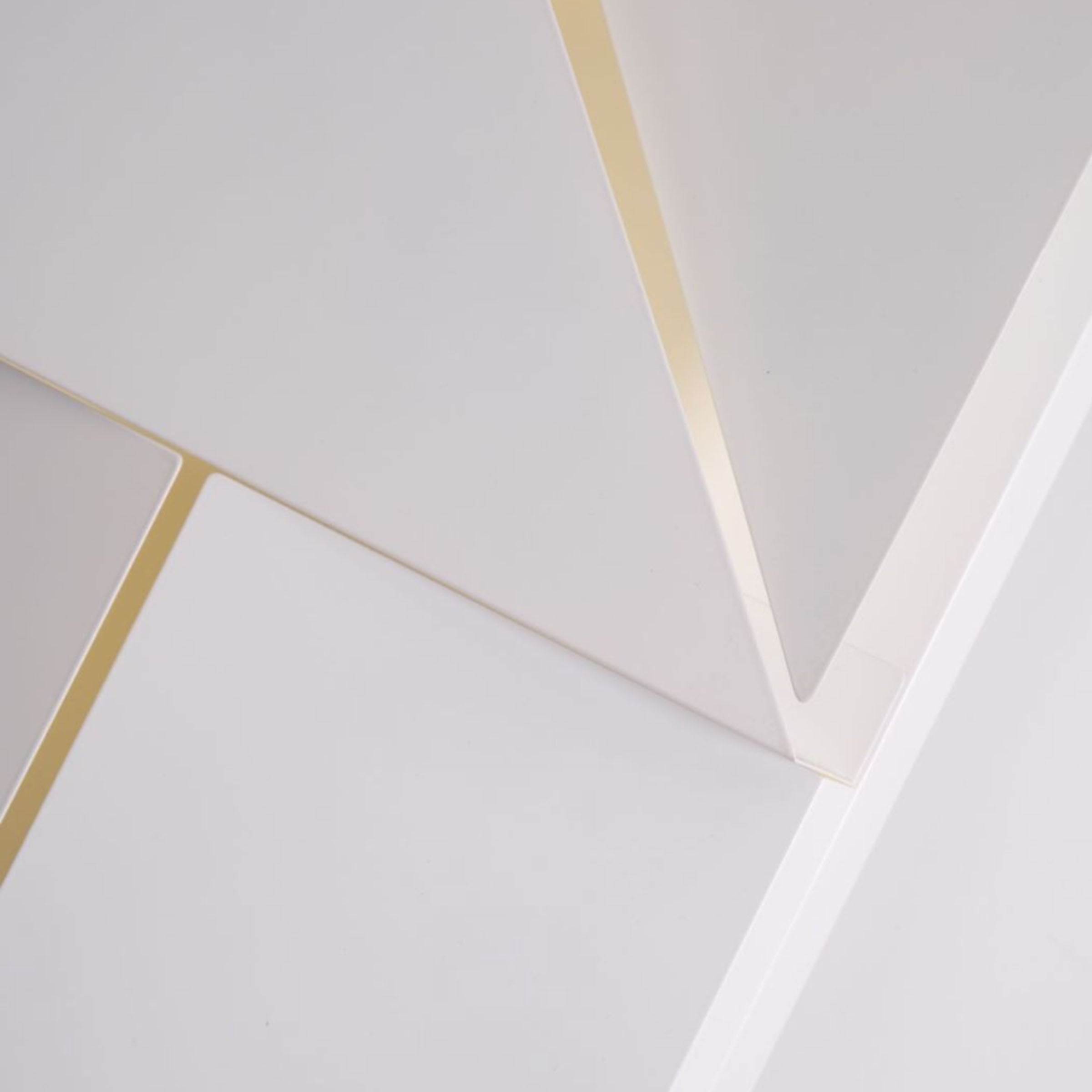 BEACON Origami Wall Lamp CY-BD-1059 mounted on a wall, showcasing its geometric design and modern aesthetic.
