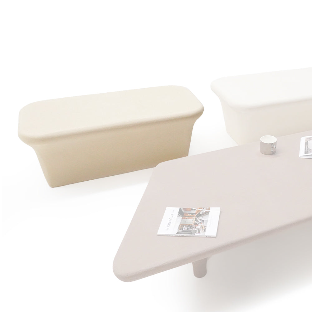 Pre-order 35 Days Delivery Outdoor/Indoor Beige  Bench XK-8172B -  Benches - ebarza Furniture UAE | Shop Modern Furniture in Abu Dhabi & Dubai - مفروشات ايبازرا في الامارات | تسوق اثاث عصري وديكورات مميزة في دبي وابوظبي