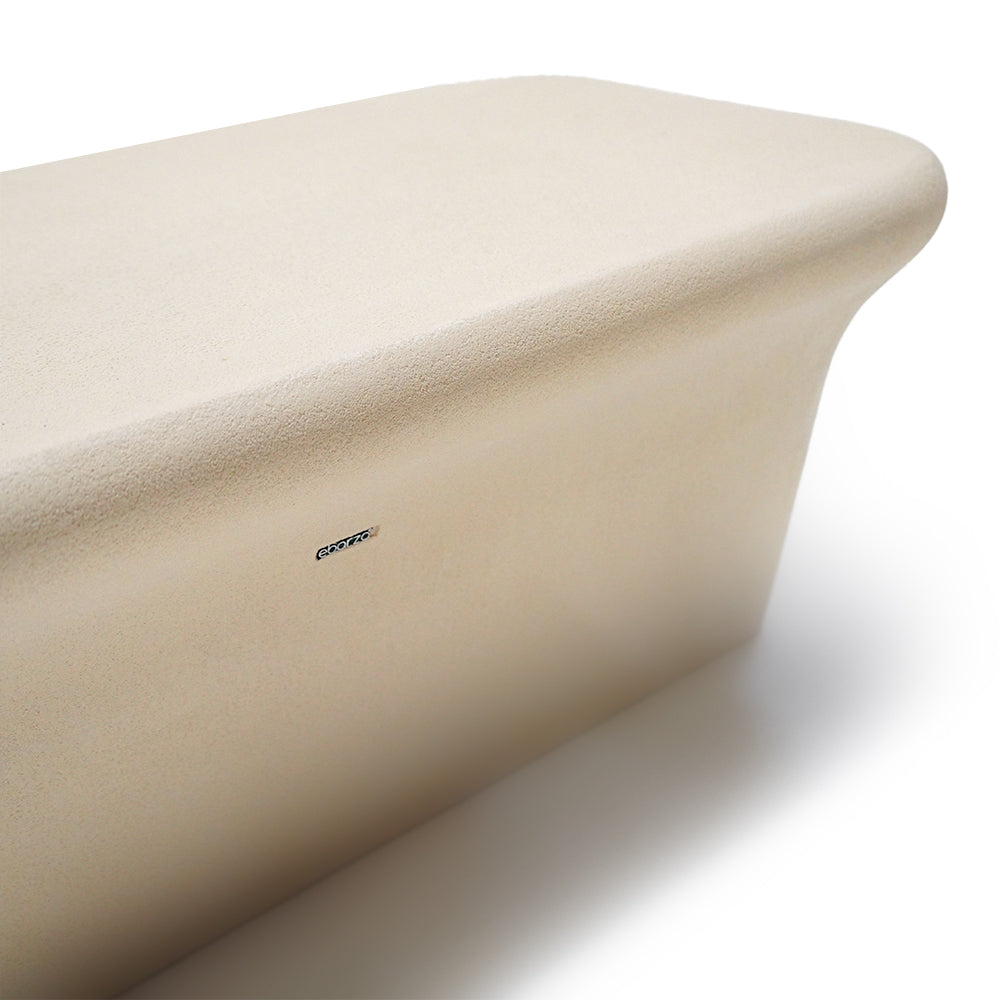 Beige outdoor and indoor bench XK-8172B by BEACON, sturdy wooden seating with a simple design for patio or indoor use.