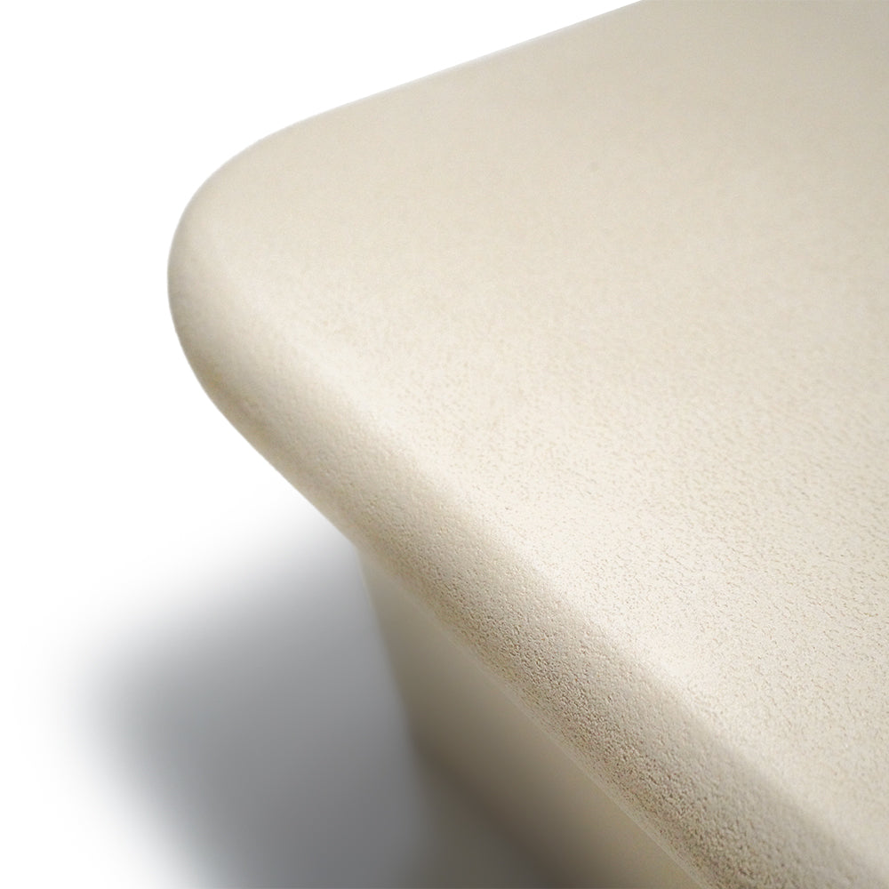 Beige outdoor and indoor bench XK-8172B by BEACON, sturdy wooden seating with a smooth finish for indoor or outdoor use.