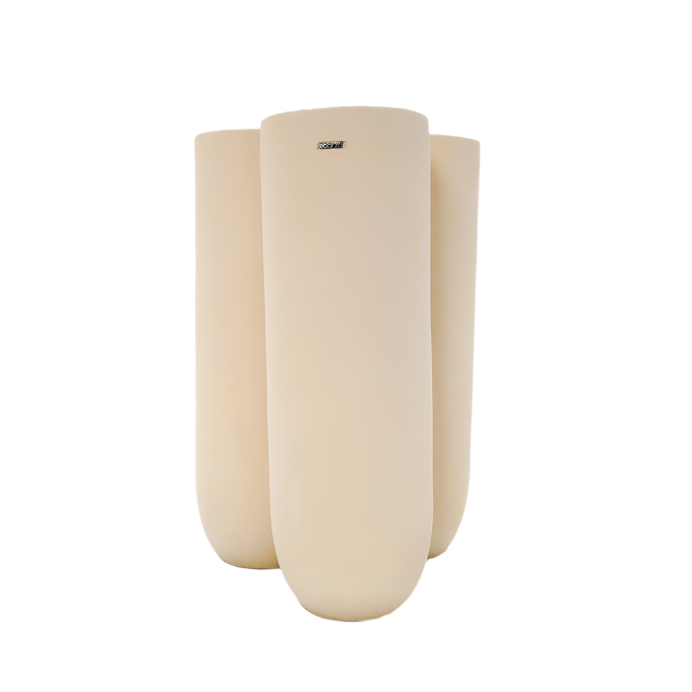 Beige outdoor and indoor planter box by BEACON, model XK-0006, suitable for both garden and home decor.