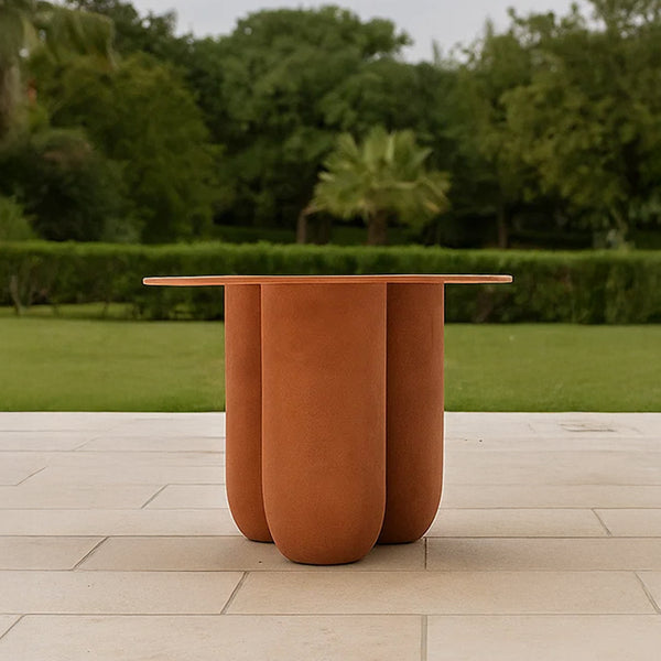 Outdoor/Indoor Clay Color Dining Table XK-0007-Clay | ebarza