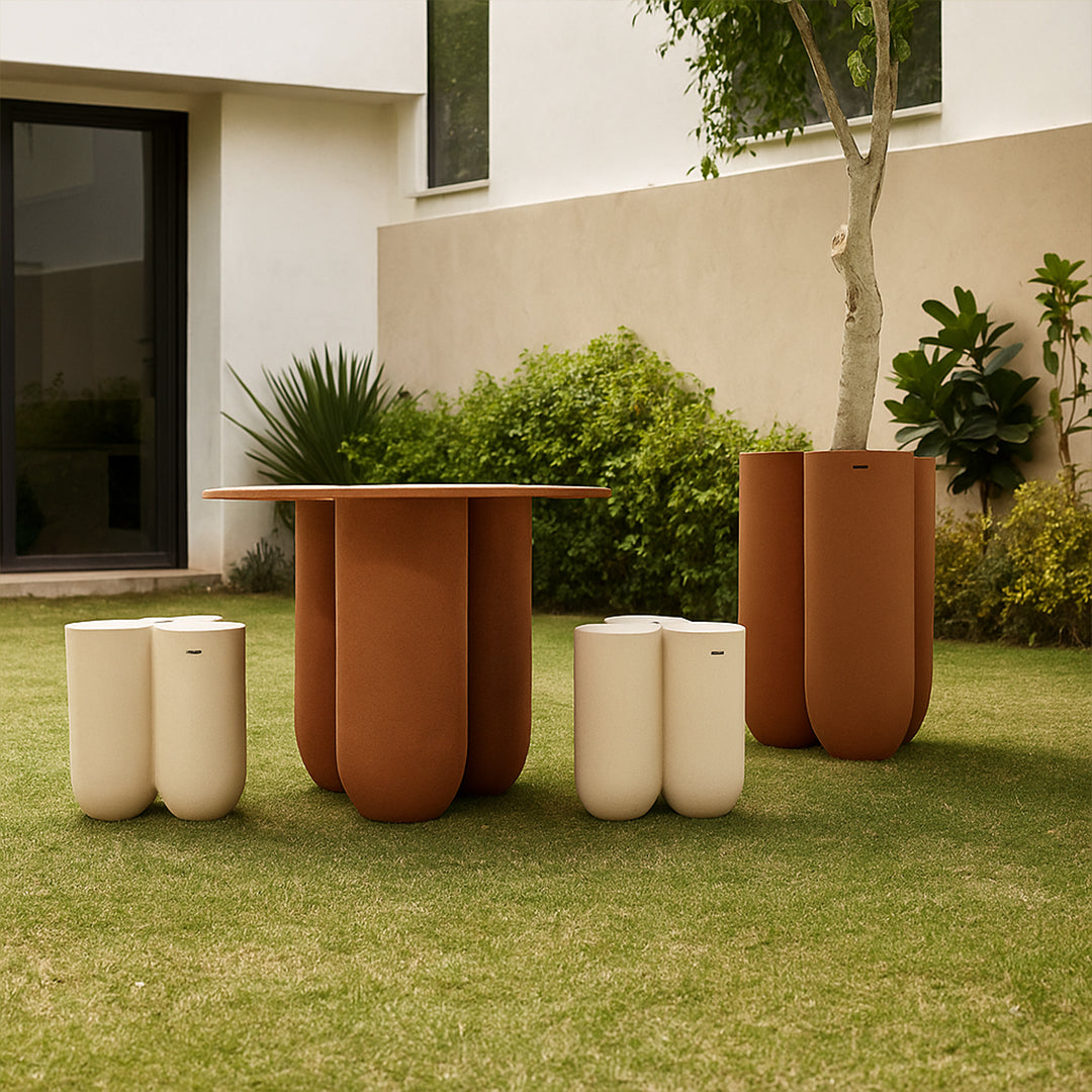 BEACON outdoor/indoor clay planter box XK-0006 with a rectangular shape, ideal for plants and decorative gardening.