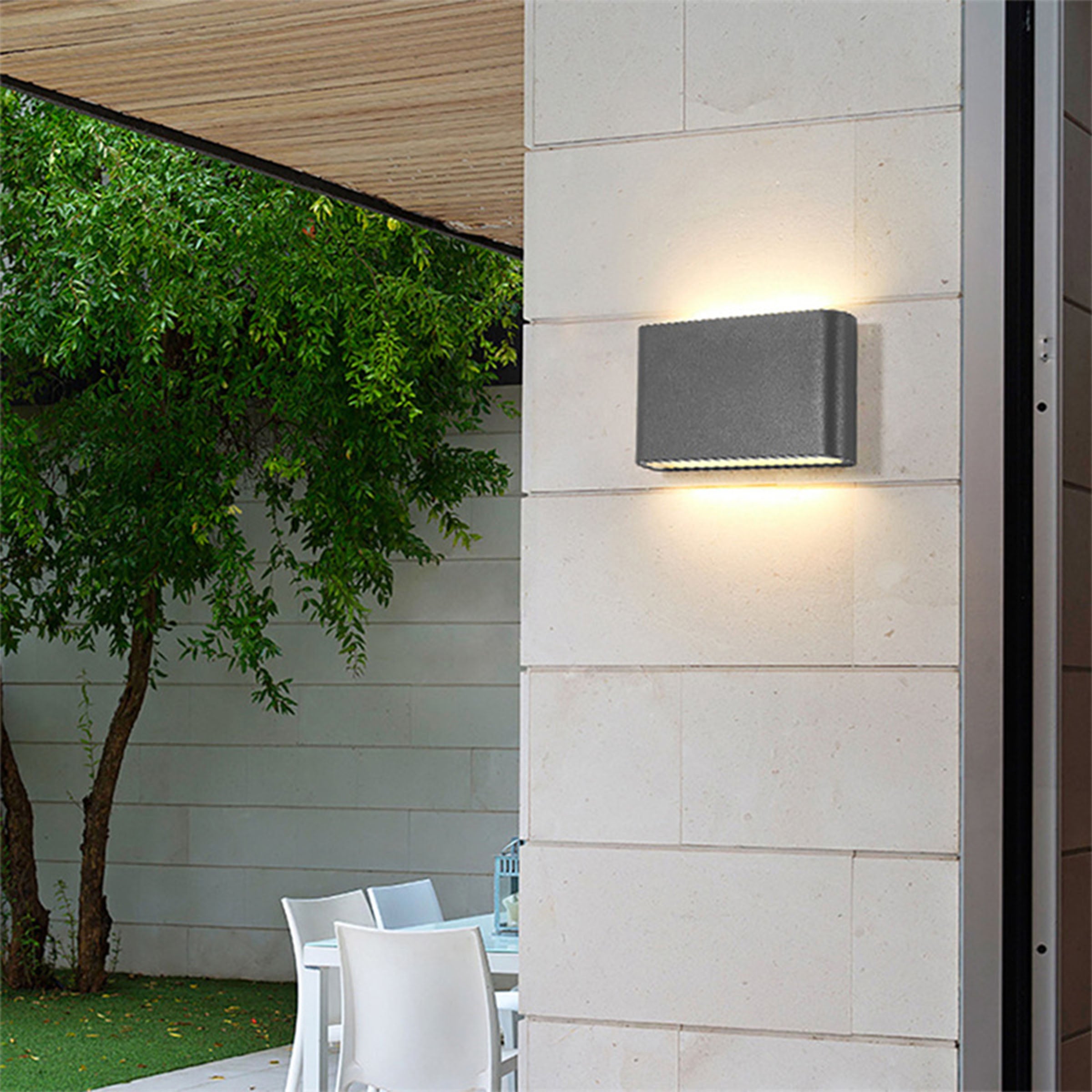Outdoor wall light HTD-K2309 by BEACON, weather-resistant outdoor lighting fixture with a sleek design for exterior illumination.