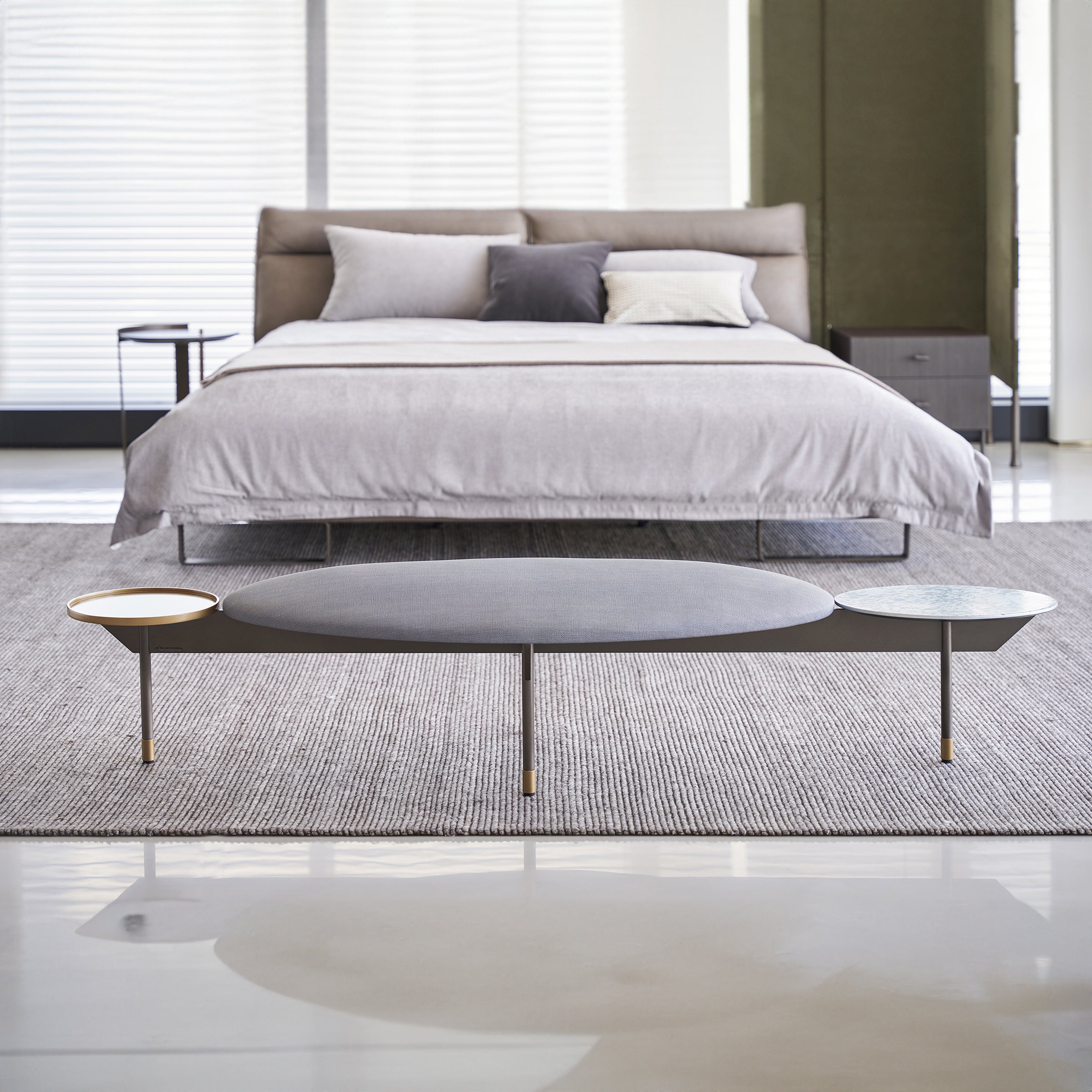 PARMA Bench AMBO- CWD80147 -  Benches - ebarza Furniture UAE | Shop Modern Furniture in Abu Dhabi & Dubai - مفروشات ايبازرا في الامارات | تسوق اثاث عصري وديكورات مميزة في دبي وابوظبي