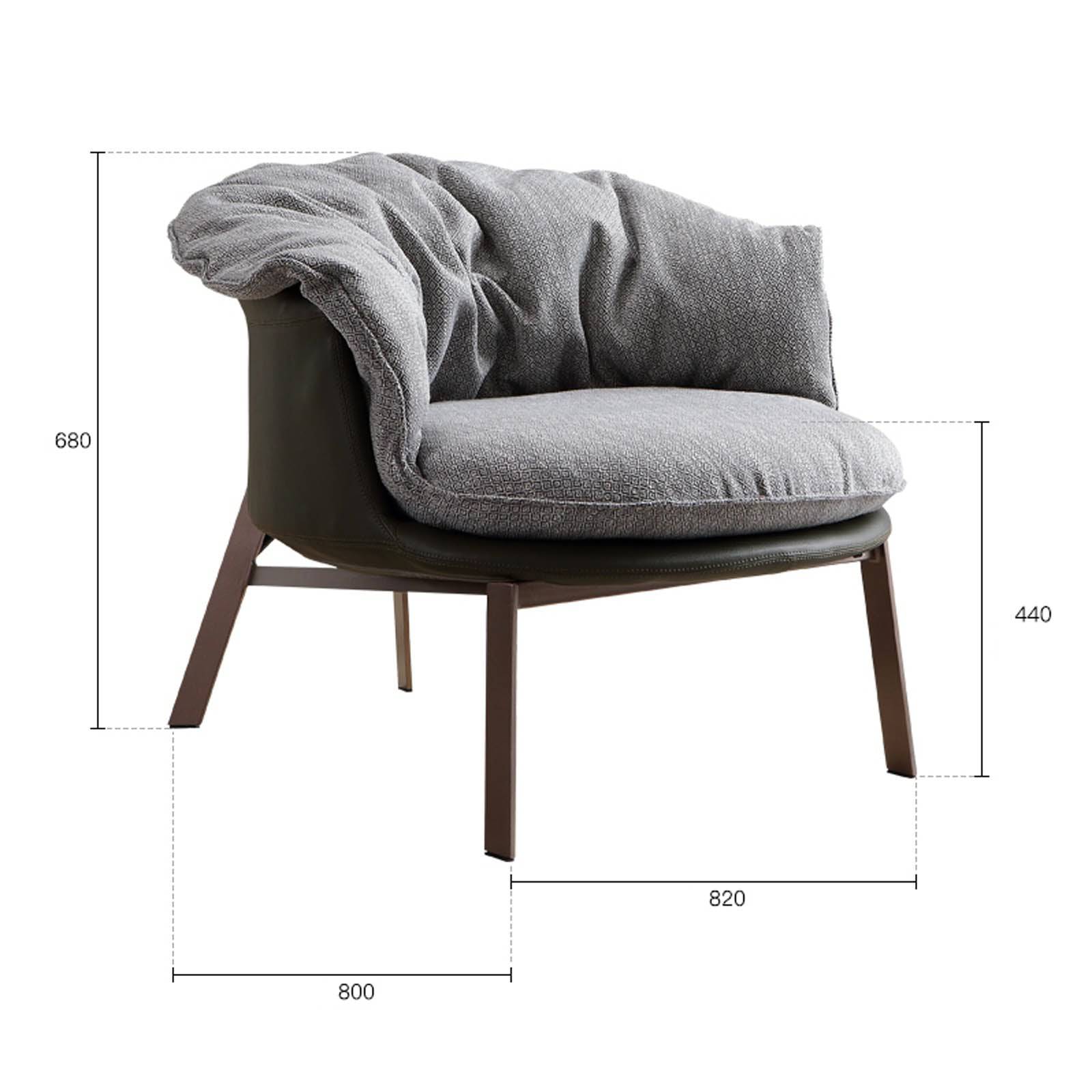 Parma Lounge Chair Lc036 -  Lounge Chairs | كرسي صالة بارما - ebarza Furniture UAE | Shop Modern Furniture in Abu Dhabi & Dubai - مفروشات ايبازرا في الامارات | تسوق اثاث عصري وديكورات مميزة في دبي وابوظبي