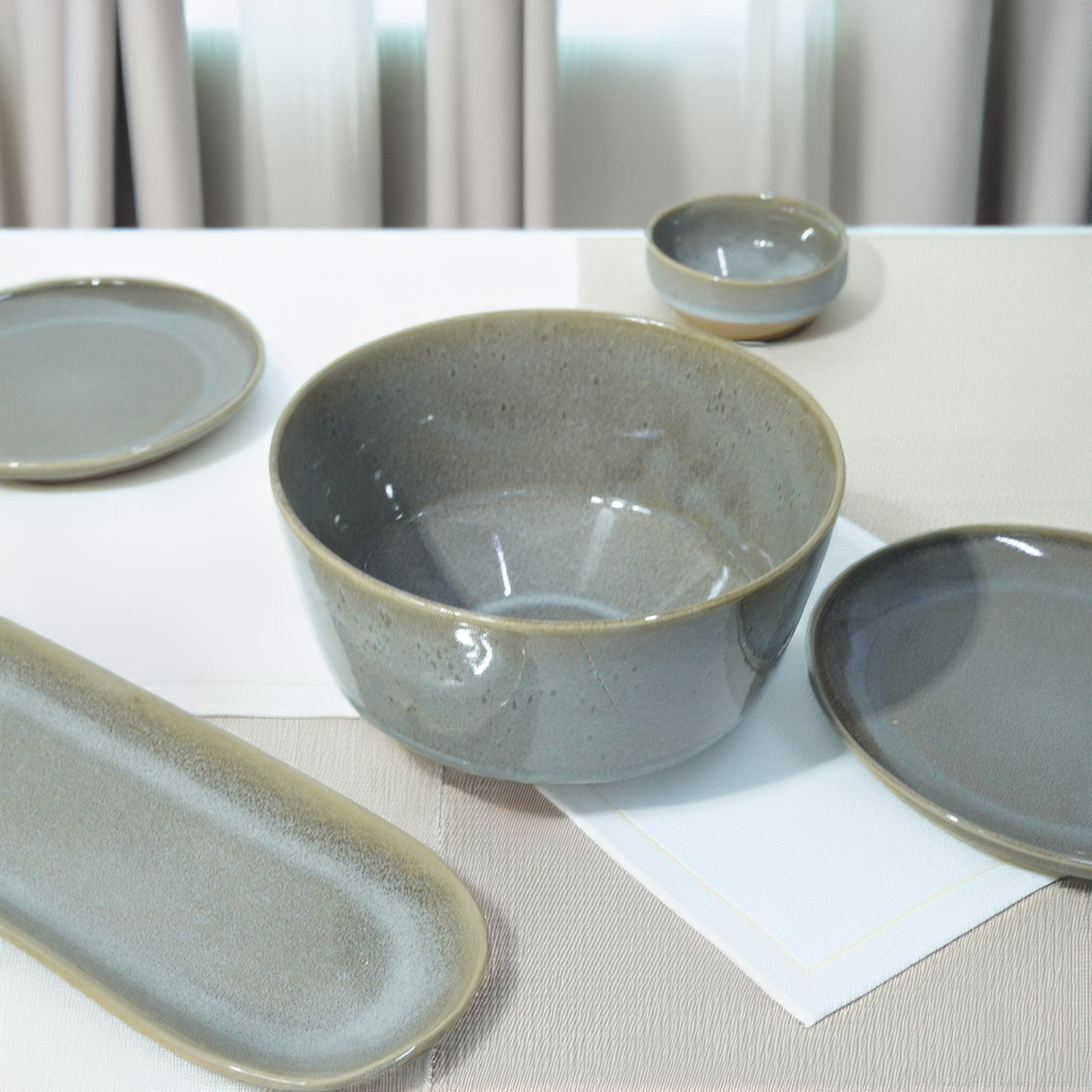 Large ceramic bowl by BEACON, Passifoy Big Bowl HZ3667, with a smooth, rounded design and glossy finish.