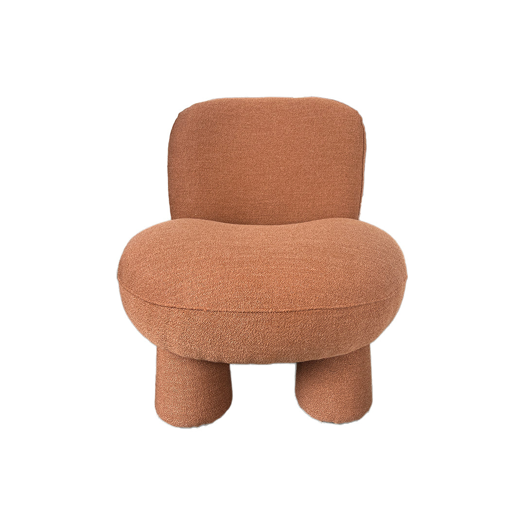 Modern Pebble Lounge Chair by BEACON featuring smooth, rounded design and plush cushioning for comfortable seating.