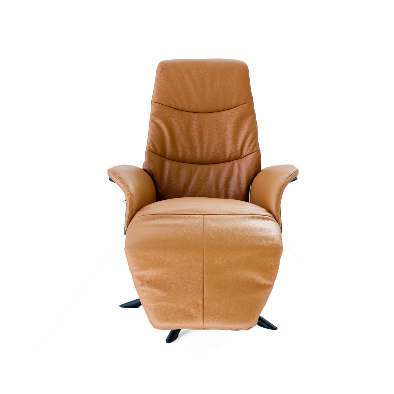 Black Swivel and Recliner Lounge Chair With Black Legs  SL-HJ3462 -  Lounge Chairs | الاسترخاء كرسي استرخاء دوار وكهربائي - ebarza Furniture UAE | Shop Modern Furniture in Abu Dhabi & Dubai - مفروشات ايبازرا في الامارات | تسوق اثاث عصري وديكورات مميزة في دبي وابوظبي