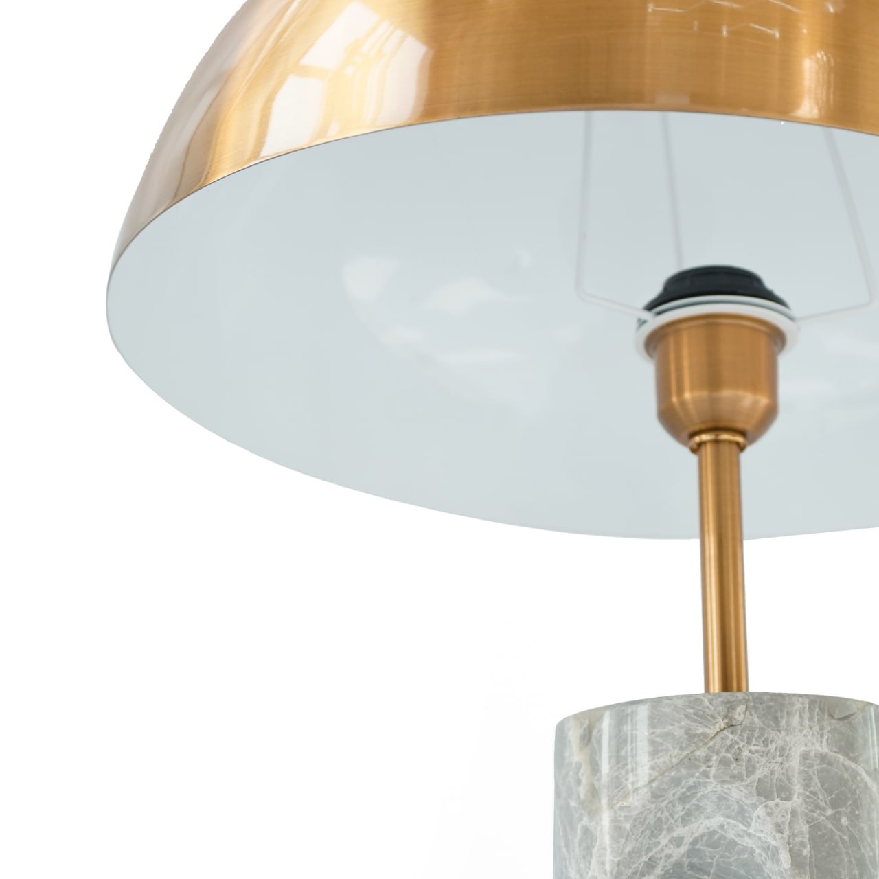 Metal Marble Table Lamp CY-LTD-1018 -  Desk\table Lamps | مصباح طاولة ومب - ebarza Furniture UAE | Shop Modern Furniture in Abu Dhabi & Dubai - مفروشات ايبازرا في الامارات | تسوق اثاث عصري وديكورات مميزة في دبي وابوظبي