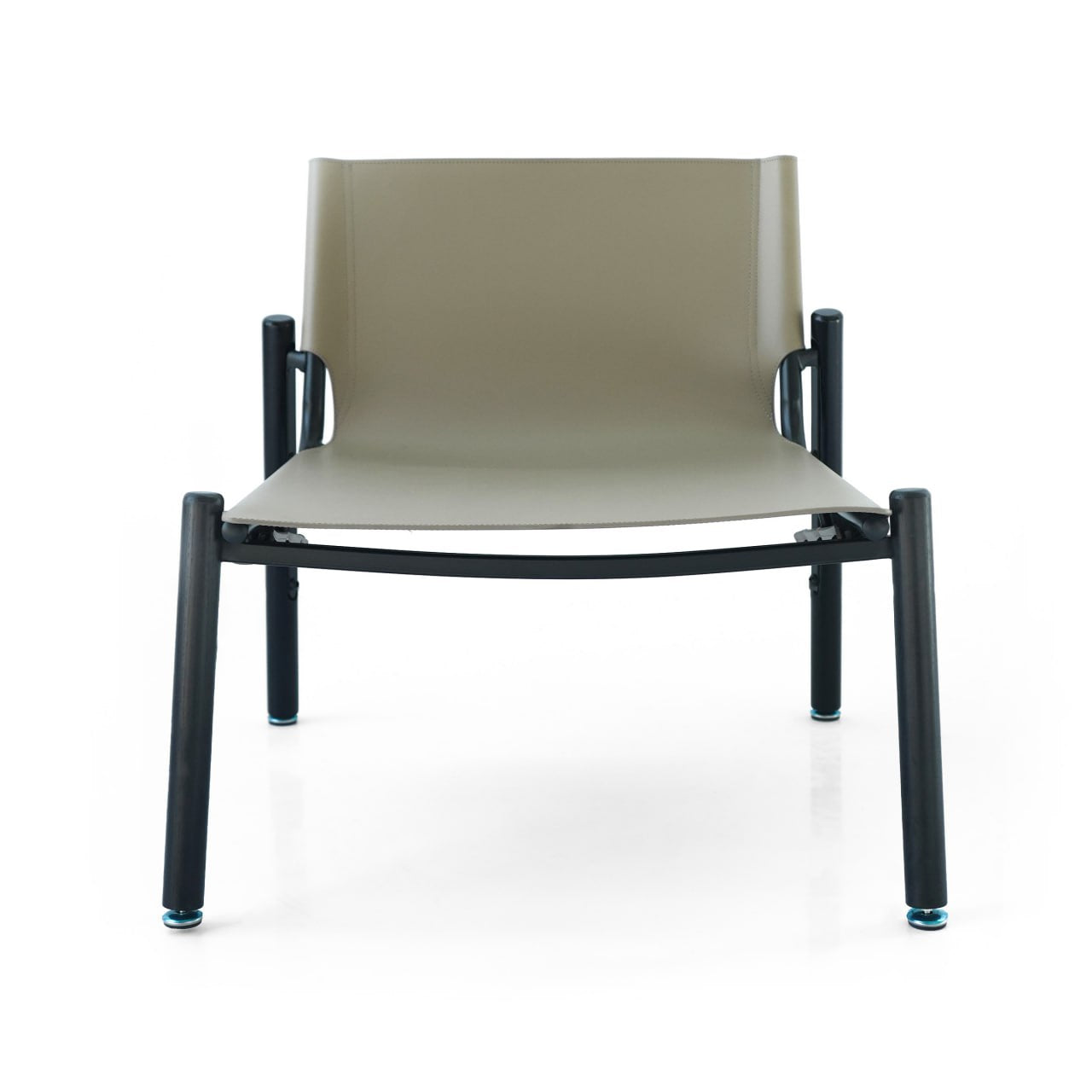 Beige Saddle Leather Lounge Chair LC027 -  Lounge Chairs | كرسي صالة جلد سرج بيج - ebarza Furniture UAE | Shop Modern Furniture in Abu Dhabi & Dubai - مفروشات ايبازرا في الامارات | تسوق اثاث عصري وديكورات مميزة في دبي وابوظبي